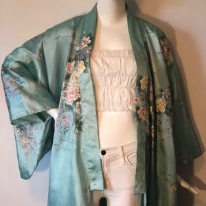 Traditional Style Kimono - Light Teal